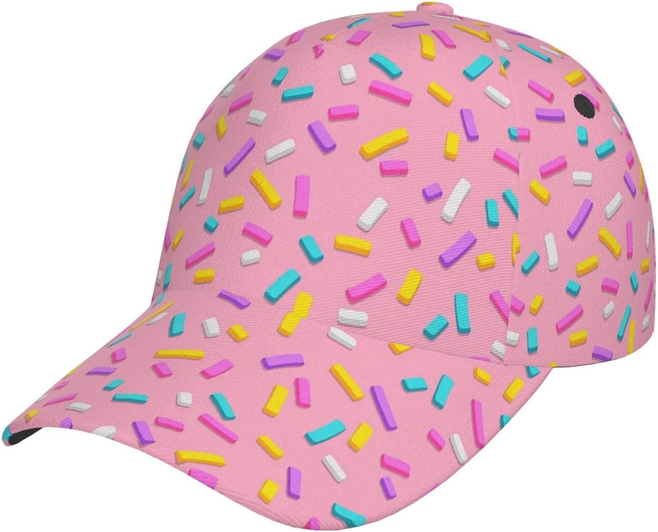 Golf Cap Dad - Pink Decorative Sprinkles Mens Baseball Hat