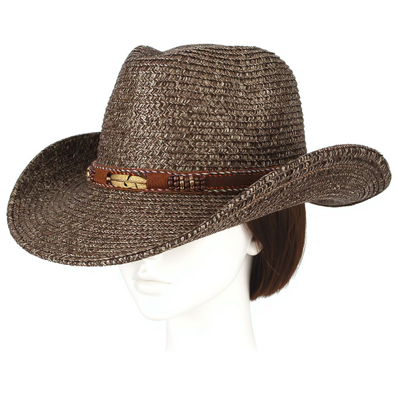 Unisex Mens Womens Sun Hat Wid - Cowboy Hat Straw review and price