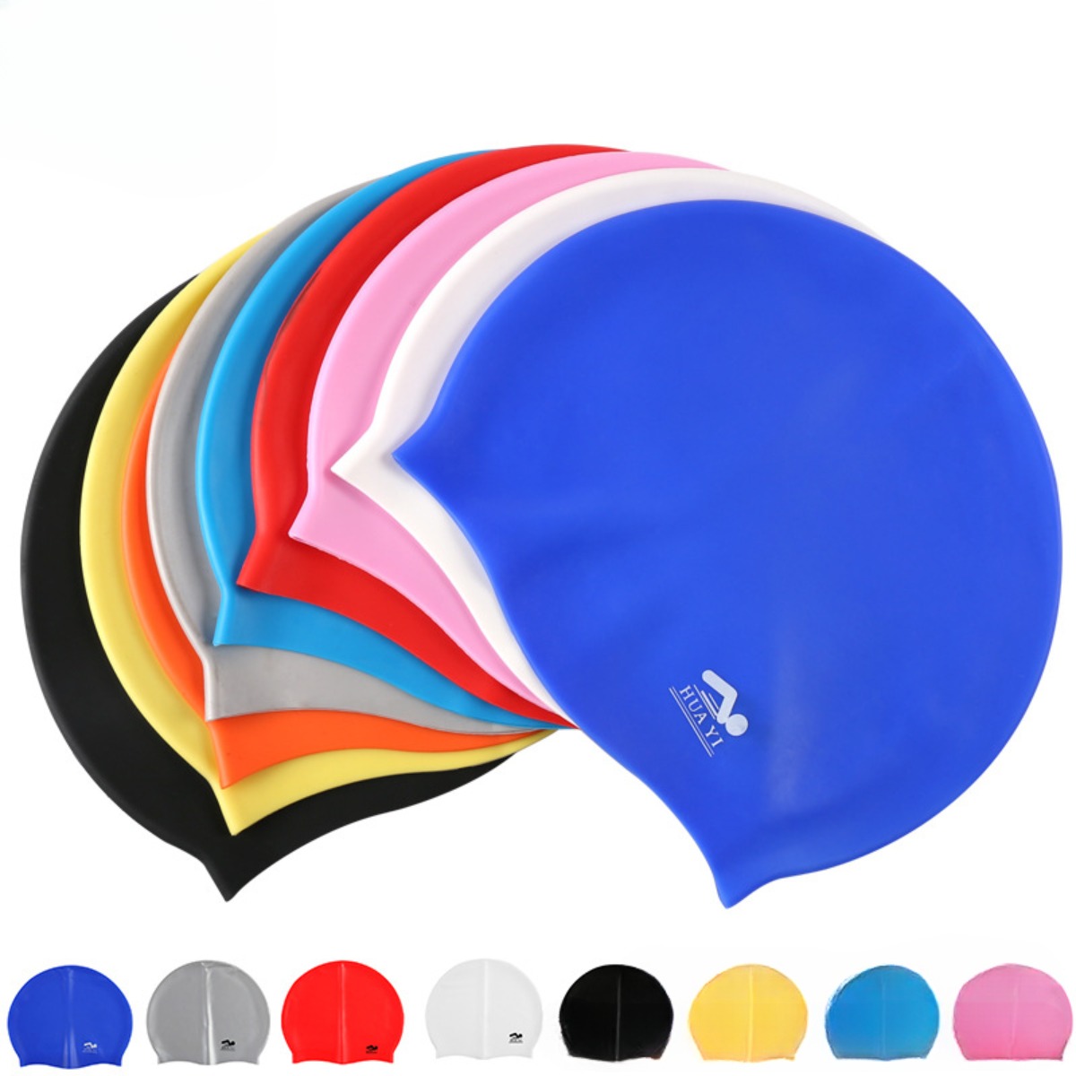 Silicone Elastic Swimming Cap  - Swim Hat Silicone review and price