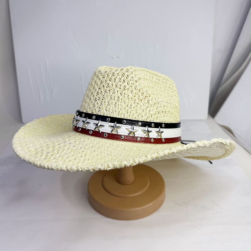Hand-woven, openwork , cowboy- - Cowboy Hat Straw review and price
