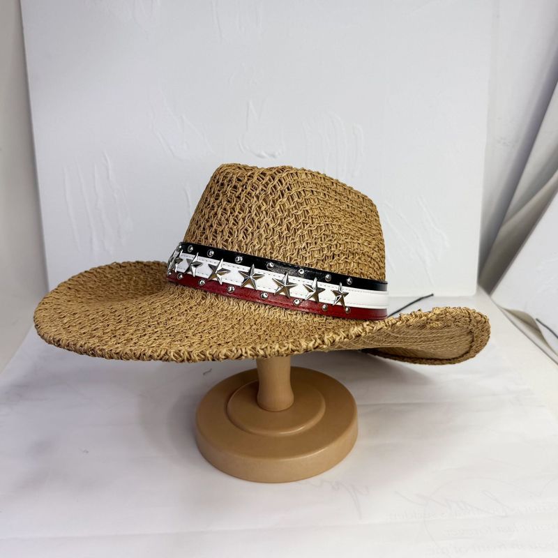 Hand-woven, openwork , cowboy- - Cowboy Hat Straw review and price