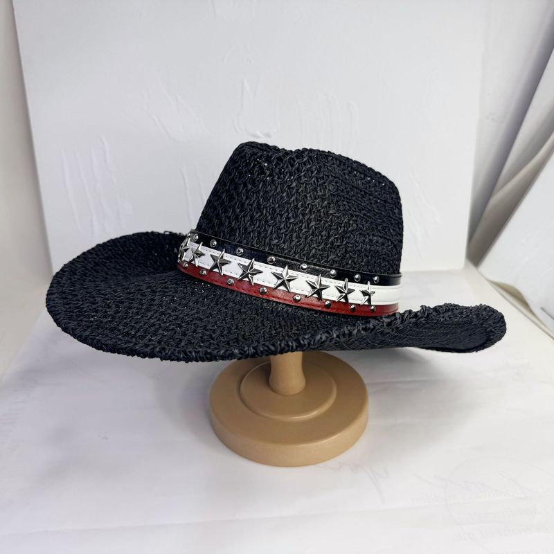 Hand-woven, openwork , cowboy- - Cowboy Hat Straw review and price